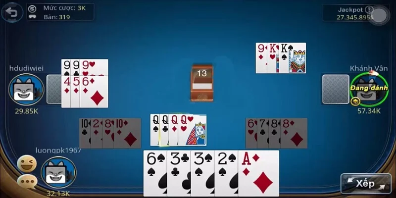 danh bai 3 nguoi 4 Game bài tá lả có cách chinh phục đơn giản
